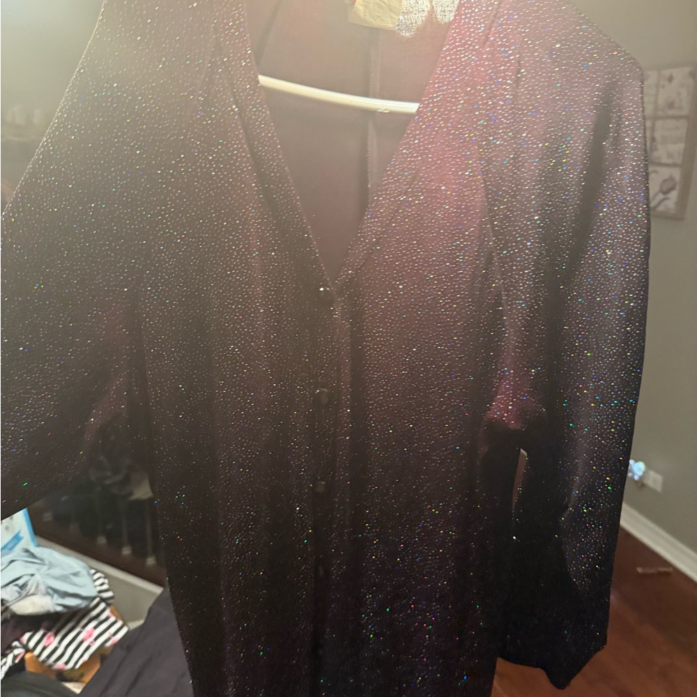 Vintage metallic duster